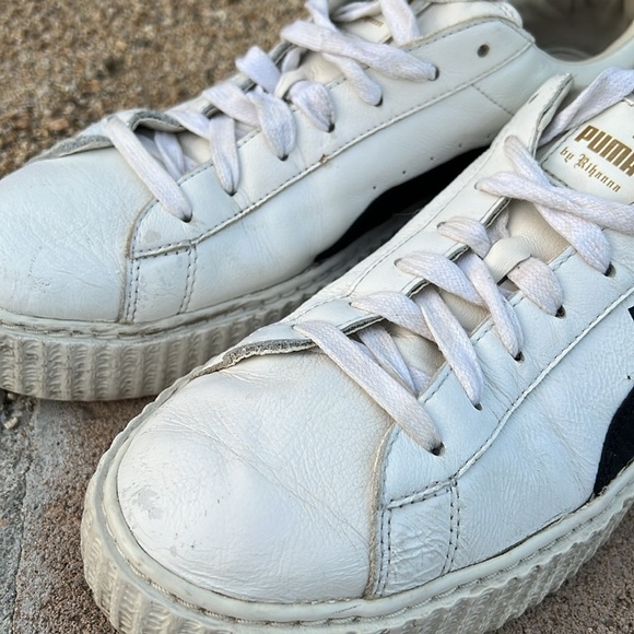 Puma Fenty x creeper white leather by Rihanna women’s size 12 - Picture 5 of 13